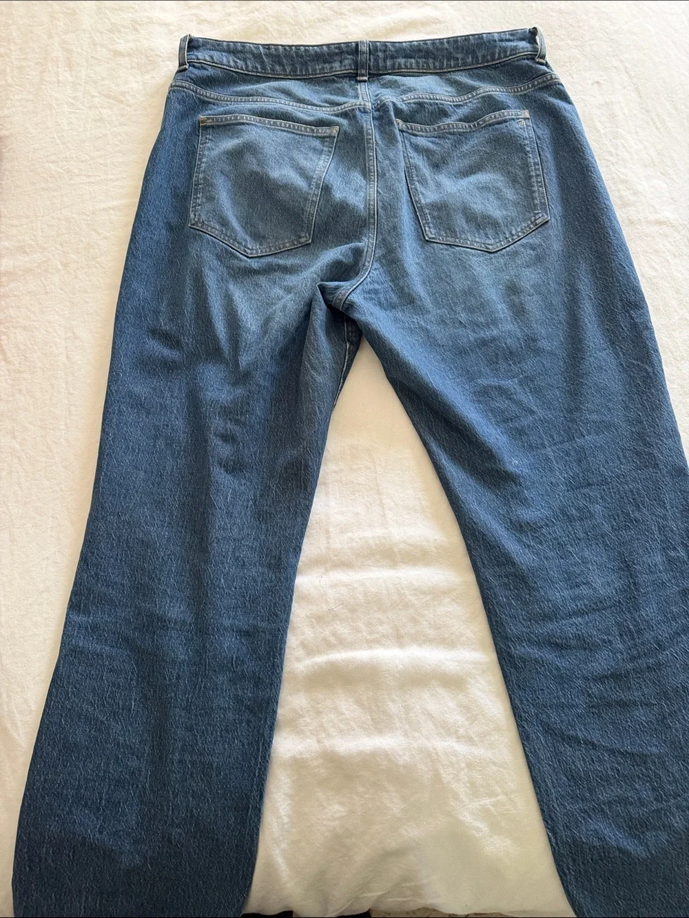 Madewell curvy longline straight jean